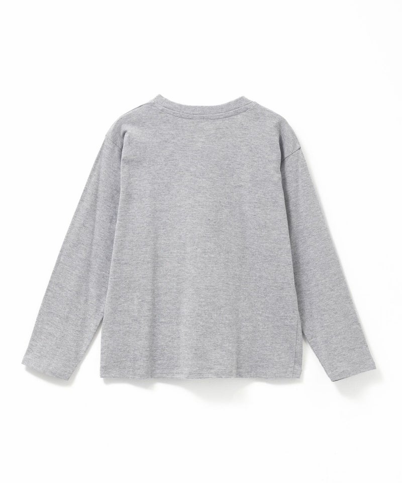 T-GRAPHICS  カレッジ風アニマル長袖Tシャツ キッズ メール便 対応商品商品画像-4