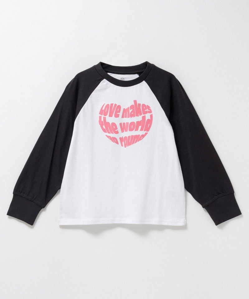 T-GRAPHICS ラグラン長袖Tシャツ キッズ メール便 対応商品商品画像-1