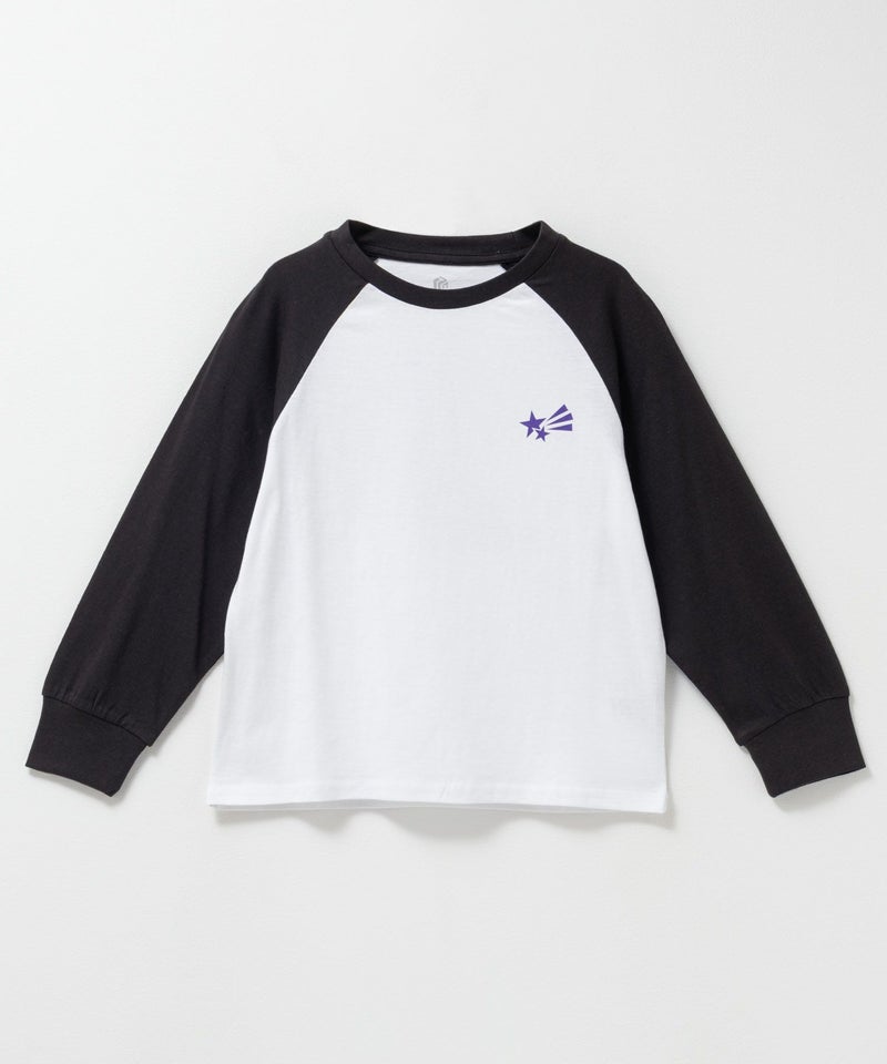 T-GRAPHICS ラグラン長袖Tシャツ キッズ メール便 対応商品商品画像-3