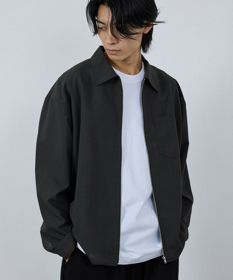 URBAN COLLECTION AIR Smoosy ジップシャツ メンズ商品画像-3