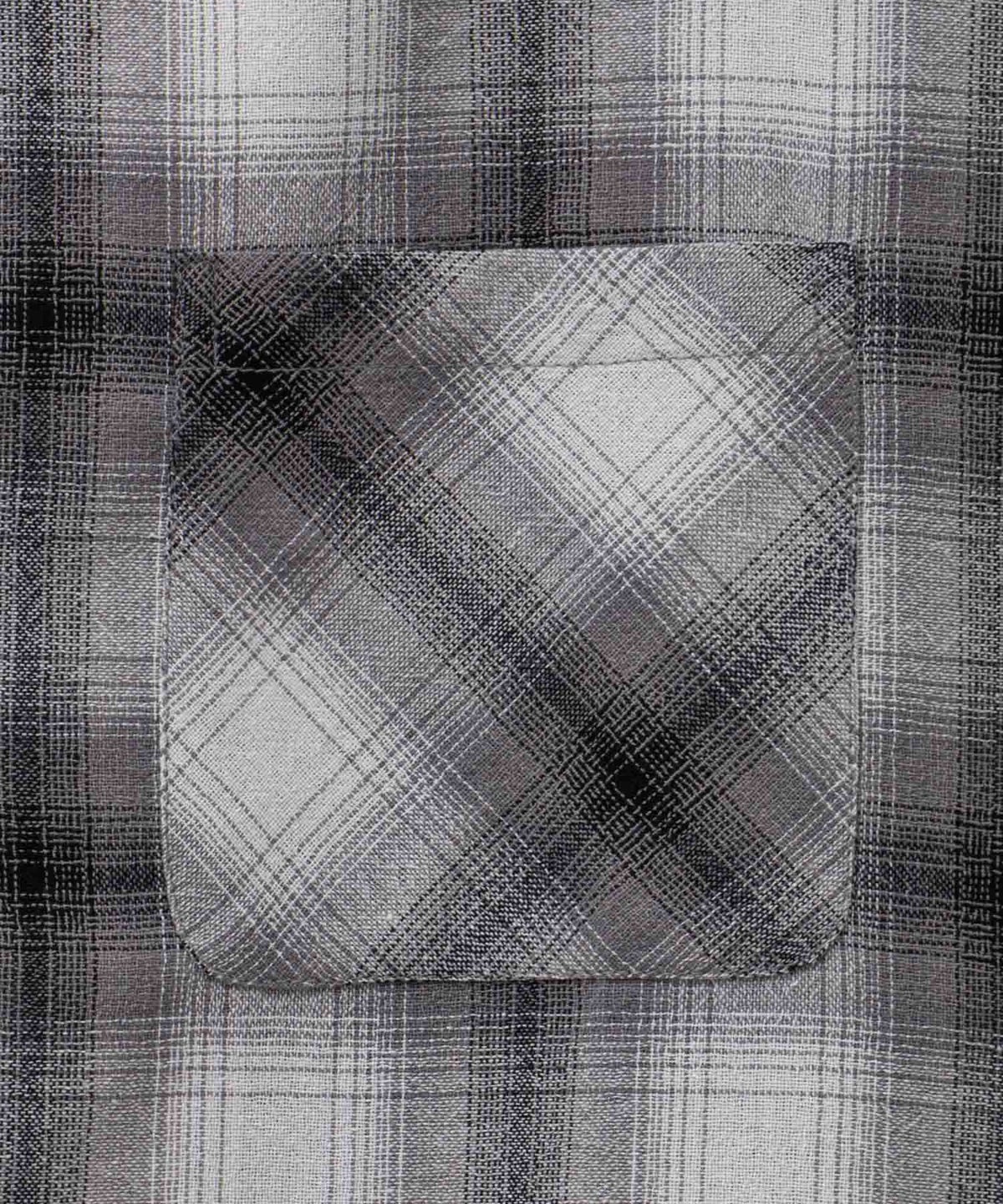 NAVY オンブレチェックレギュラーカラーシャツ メンズ