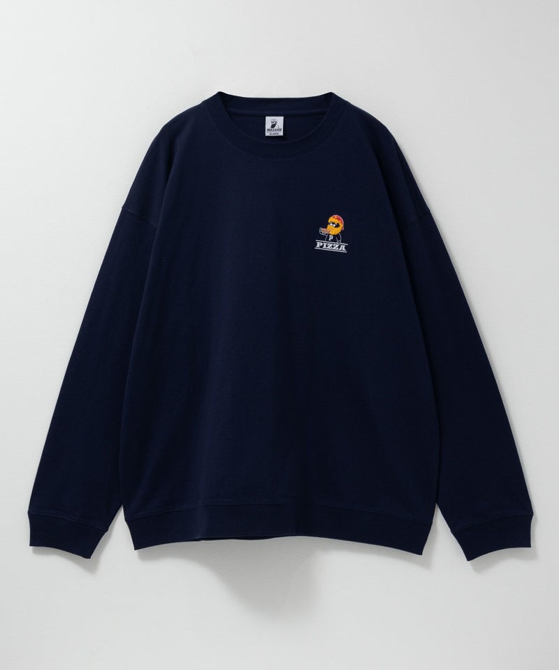 ひげスラブ天竺長袖Tシャツ メンズ商品画像-5