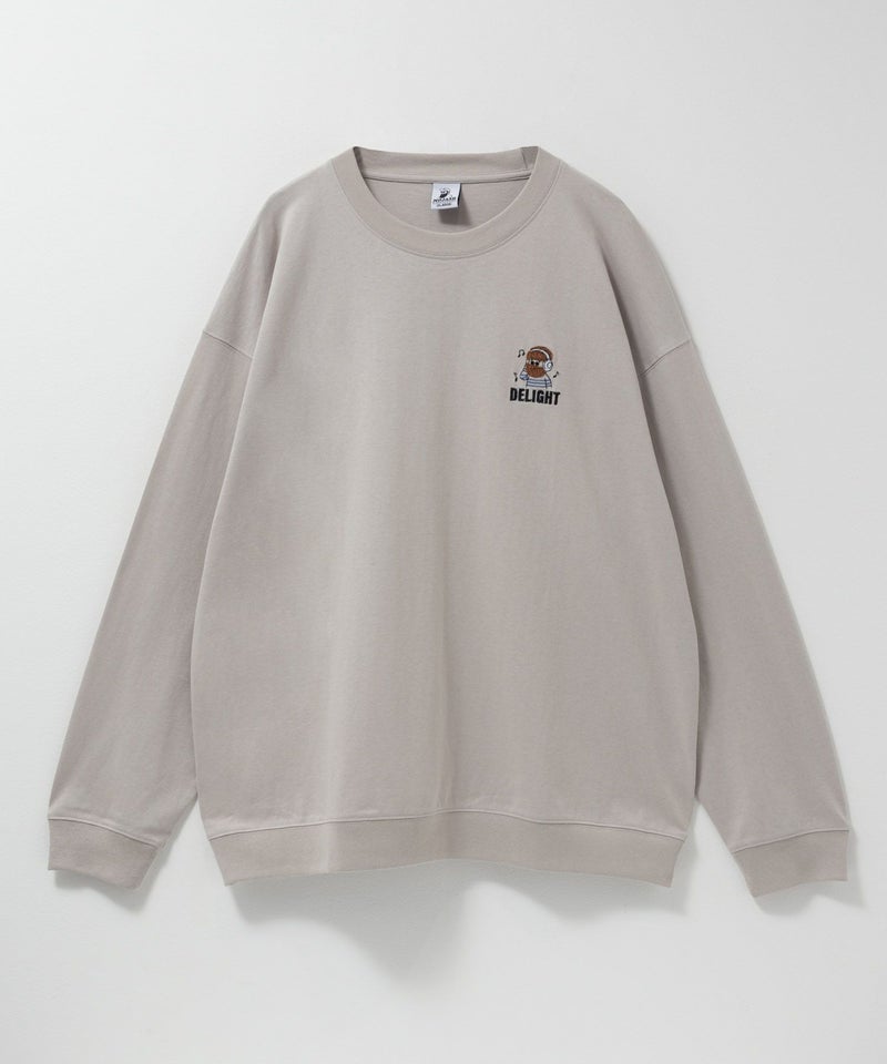 ひげスラブ天竺長袖Tシャツ メンズ商品画像-7