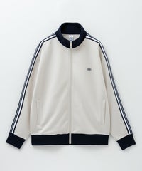 DISCUS ポンチ素材 ワンポイントトラックジャケット メンズ