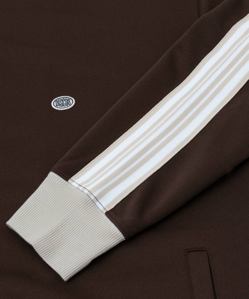 DISCUS  ポンチ素材 ワンポイントトラックジャケット メンズ商品画像-14