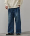【WEB限定】デニムツータックワイドパンツ メンズ商品サムネイル-2