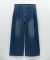 【WEB限定】デニムツータックワイドパンツ メンズ