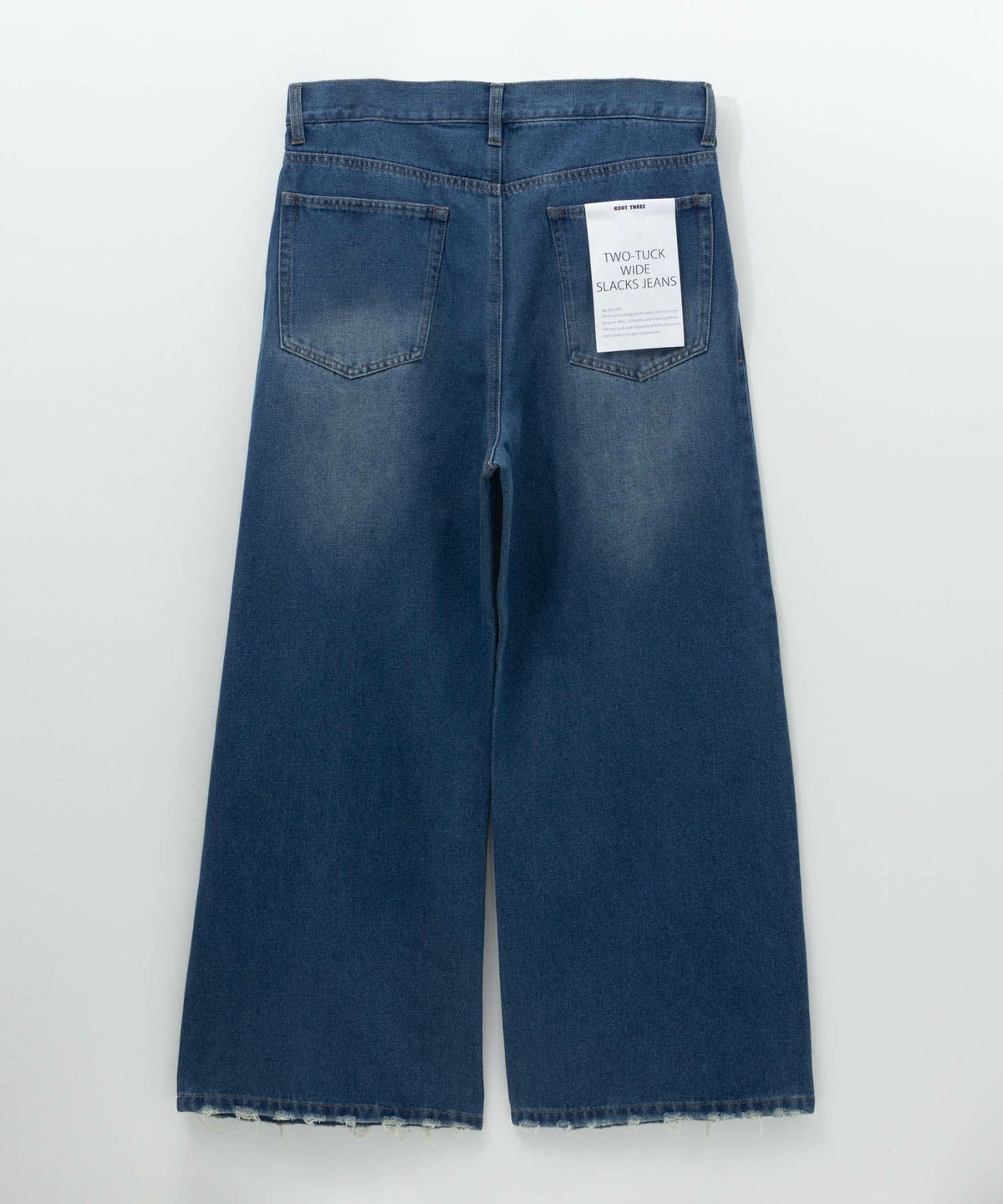 【WEB限定】デニムツータックワイドパンツ メンズ