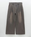 【WEB限定】デニムツータックワイドパンツ メンズ