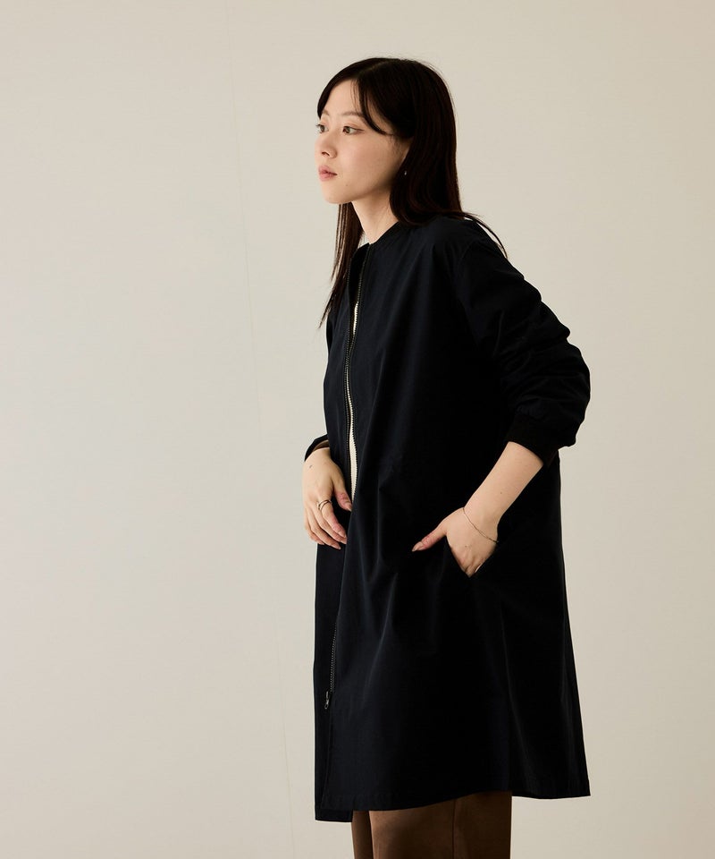 [値下げ]nAvy リブロングブルゾン レディース商品画像-10