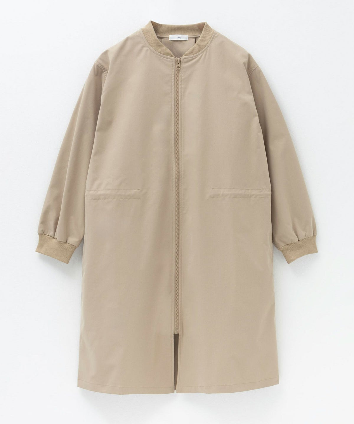 nAvy リブロングブルゾン レディース