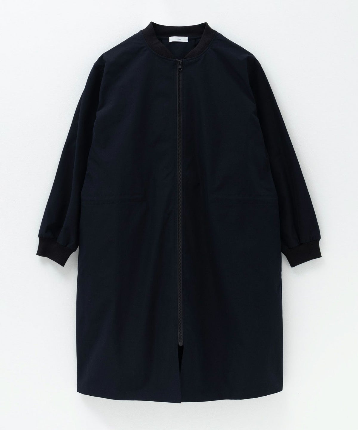 nAvy リブロングブルゾン レディース