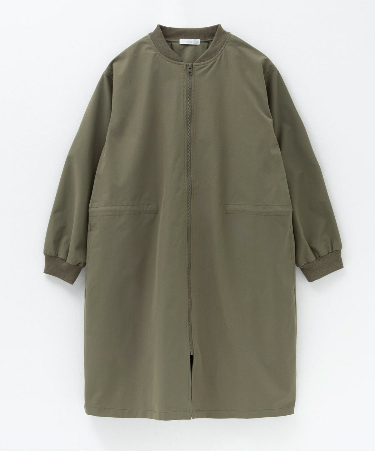 nAvy リブロングブルゾン レディース