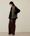 NAVY ボア×タフタリバーシブルベスト レディース商品サムネイル-12