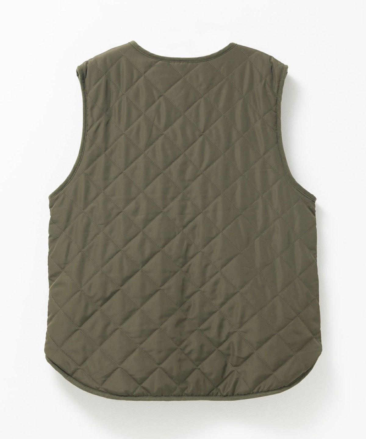 NAVY ボア×タフタリバーシブルベスト レディース