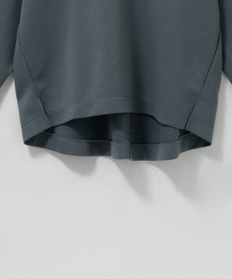 nAvy ポンチ素材 裾ラウンドプルオーバー レディース メール便 対応商品商品画像-23