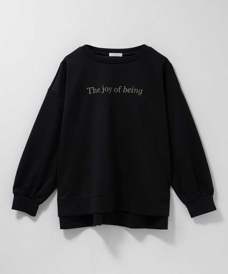 nAvy  ポンチ素材 ロゴプリントプルオーバー レディース商品画像-17