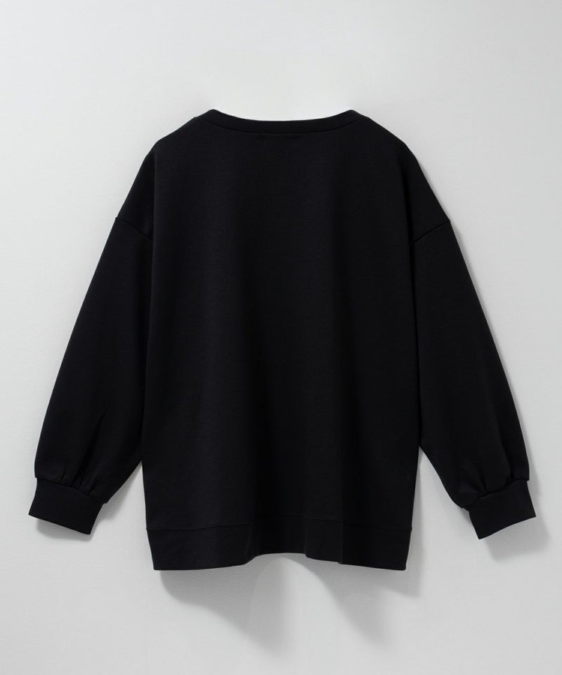 nAvy ポンチ素材 ロゴプリントプルオーバー レディース商品画像-18