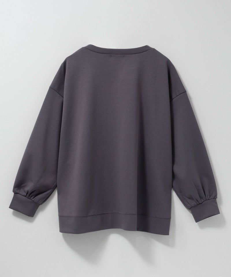 nAvy ポンチ素材 ロゴプリントプルオーバー レディース商品画像-20