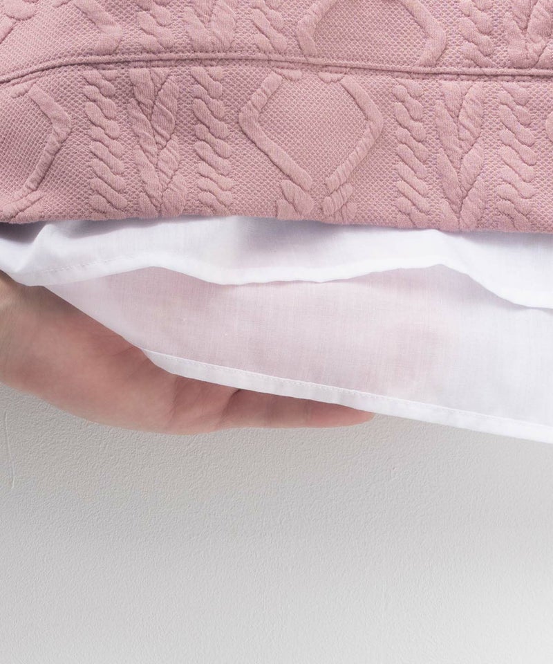 nAvy 時短ジャガードフェイク裾スリットプルオーバー レディース商品画像-21