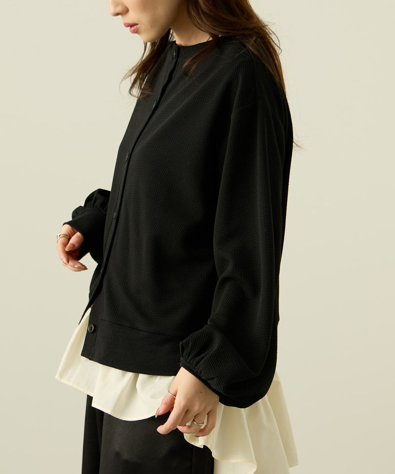 nAvy ジャガードカーディガン レディース商品画像-4