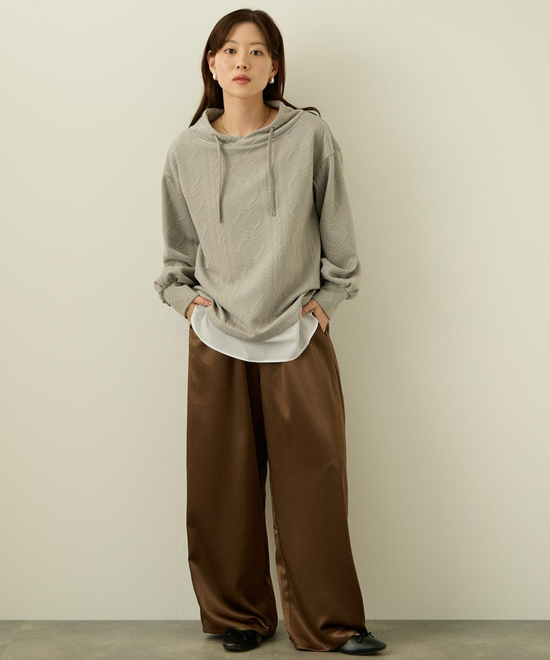 nAvy 時短ジャガードフェイクハイネックプルオーバー レディース商品画像-14