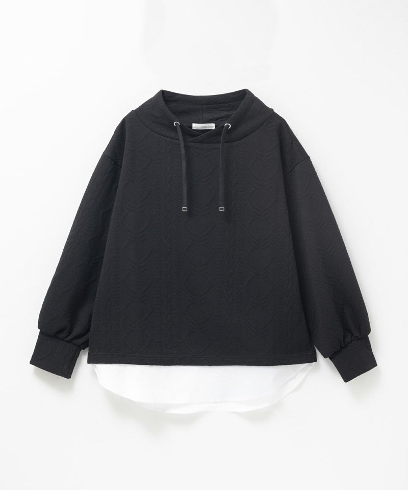 nAvy  時短ジャガードフェイクハイネックプルオーバー レディース商品画像-19