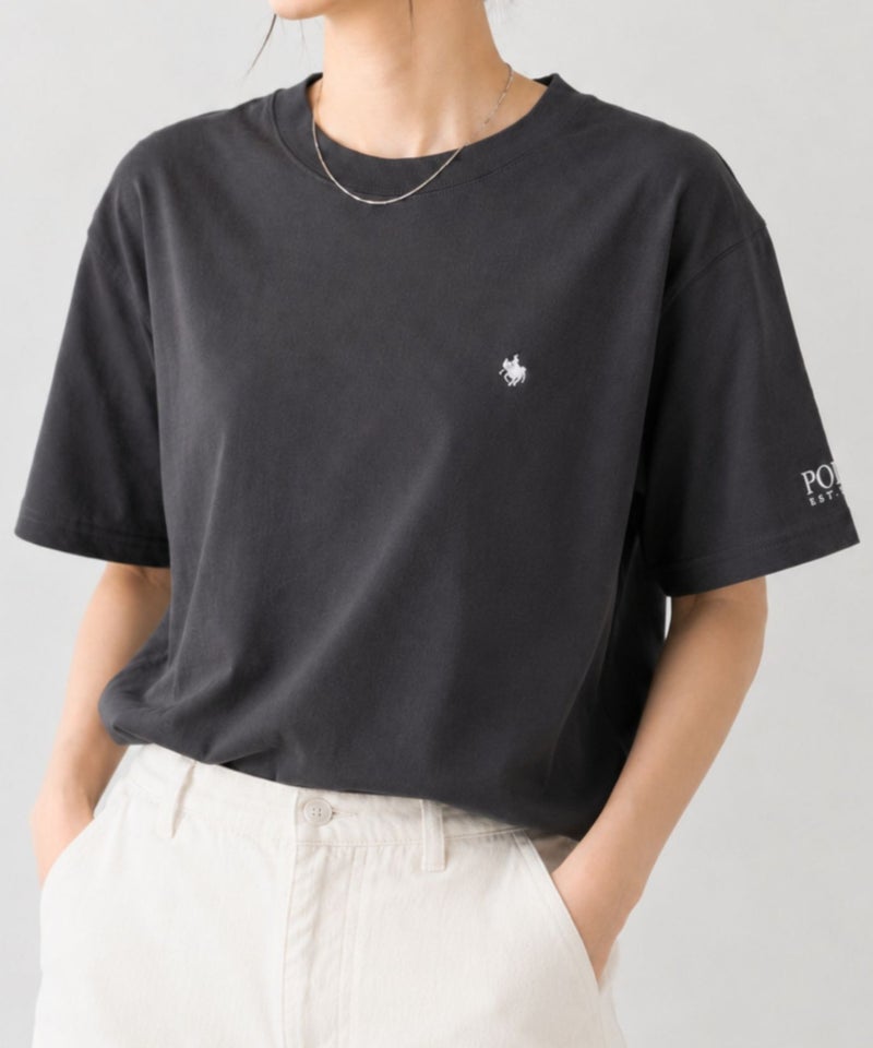 POLO BCS ワンポイント刺繍Tシャツ レディース メール便 対応商品商品画像-2