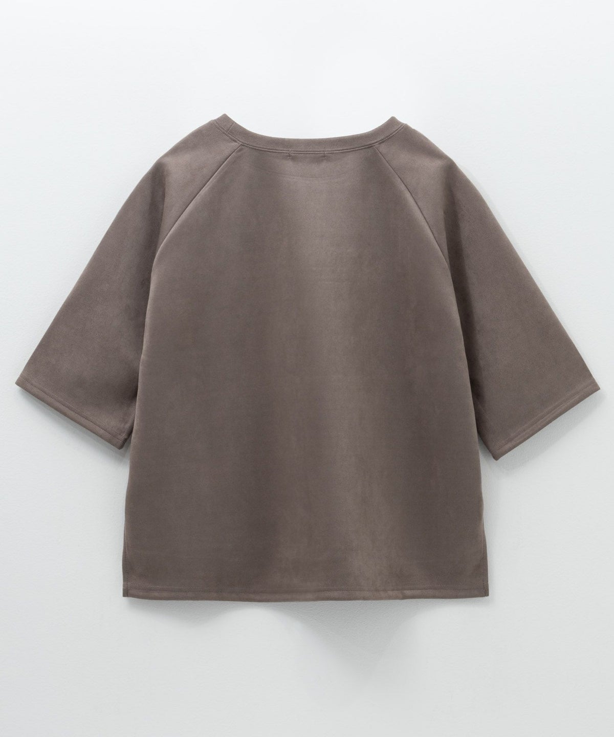 nAvy フェイクスエード7分袖Tシャツ レディース メール便 対応商品