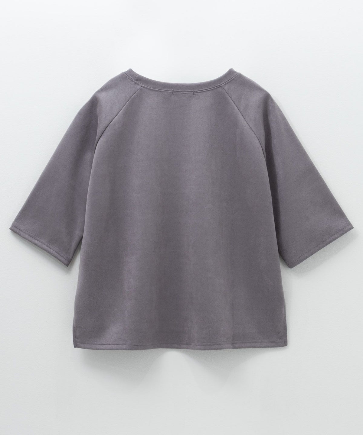 nAvy フェイクスエード7分袖Tシャツ レディース メール便 対応商品