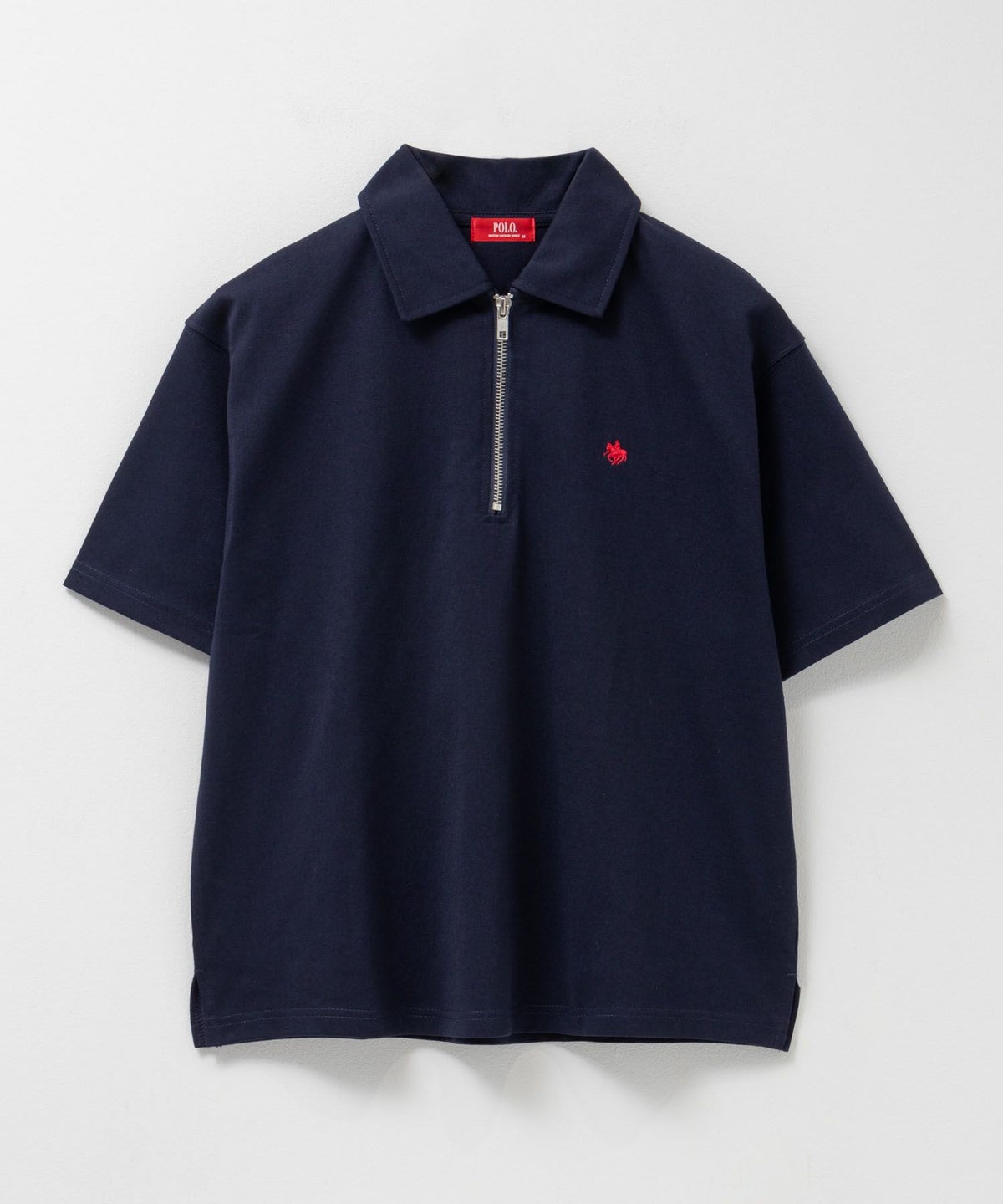 POLO BCS ハーフジップポロシャツ レディース