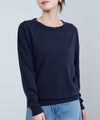 [期間限定knit]nAvy カシミヤタッチニット クルーネック レディース商品サムネイル-3