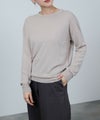[期間限定knit]nAvy カシミヤタッチニット クルーネック レディース商品サムネイル-8