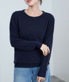 [期間限定knit]nAvy カシミヤタッチニット クルーネック レディース商品サムネイル-10