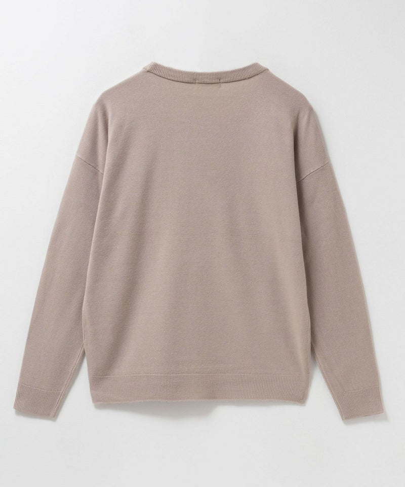 [期間限定knit]nAvy カシミヤタッチニット クルーネック レディース商品画像-16