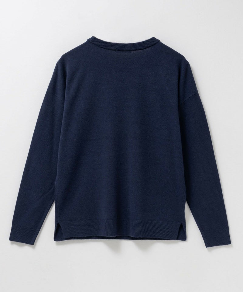 [期間限定knit]nAvy カシミヤタッチニット クルーネック レディース商品画像-18