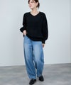[期間限定knit]nAvy  フェザーVネックプルオーバー レディース商品サムネイル-7