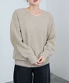 [期間限定knit]nAvy  フェザーVネックプルオーバー レディース商品サムネイル-8