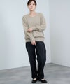 [期間限定knit]nAvy  フェザーVネックプルオーバー レディース商品サムネイル-10