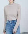 [期間限定knit]nAvy カシミヤタッチニット リブハイネック レディース商品サムネイル-13