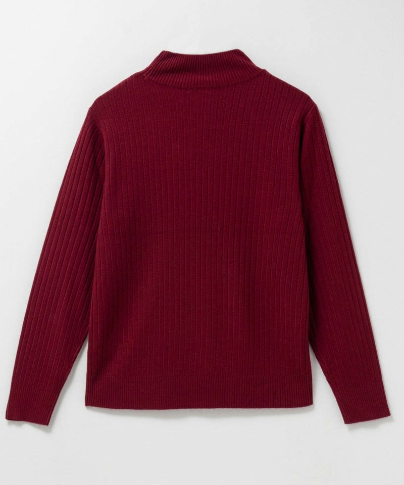 [期間限定knit]nAvy カシミヤタッチニット リブハイネック レディース商品画像-20