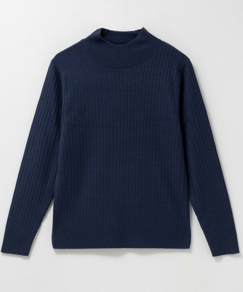 nAvy カシミヤタッチニット リブハイネック レディース商品画像-27