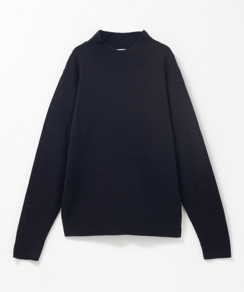 [期間限定knit]nAvy カシミヤタッチニット ハイネック レディース商品画像-2