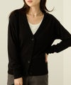 [期間限定knit]nAvy カシミヤタッチニット Vネックカーディガン レディース商品サムネイル-2