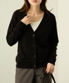[期間限定knit]nAvy カシミヤタッチニット Vネックカーディガン レディース商品サムネイル-9