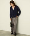 nAvy カシミヤタッチニット Vネックカーディガン レディース商品サムネイル-16