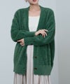 [期間限定knit]nAvy  フェザーロングカーディガン レディース商品サムネイル-3