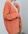 [期間限定knit]nAvy  フェザーロングカーディガン レディース商品サムネイル-4