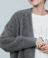 [期間限定knit]nAvy  フェザーロングカーディガン レディース商品サムネイル-8