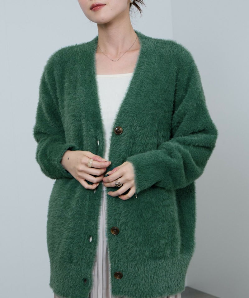 nAvy フェザーロングカーディガン レディース商品画像-13